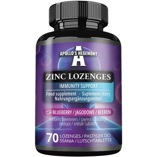Apollo's Hegemony - Zinc Lozenges - 70 tabletek do ssania